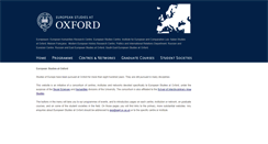 Desktop Screenshot of europeanstudies.ox.ac.uk