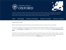 Tablet Screenshot of europeanstudies.ox.ac.uk