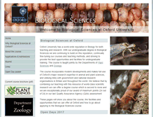 Tablet Screenshot of biology.ox.ac.uk
