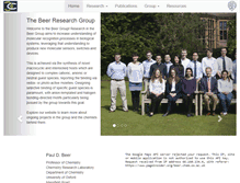 Tablet Screenshot of beer.chem.ox.ac.uk