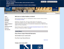 Tablet Screenshot of italianstudies.ox.ac.uk