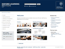Tablet Screenshot of learning.ox.ac.uk