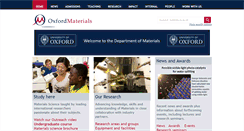 Desktop Screenshot of materials.ox.ac.uk
