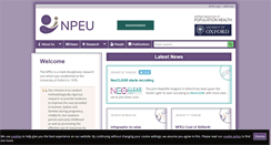 Desktop Screenshot of npeu.ox.ac.uk