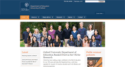 Desktop Screenshot of education.ox.ac.uk