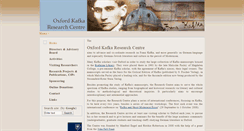 Desktop Screenshot of kafka-research.ox.ac.uk