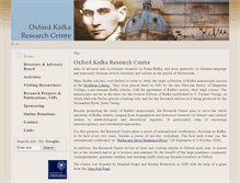 Tablet Screenshot of kafka-research.ox.ac.uk