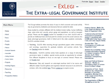 Tablet Screenshot of exlegi.ox.ac.uk