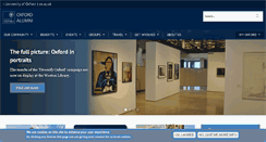 Desktop Screenshot of alumni.ox.ac.uk
