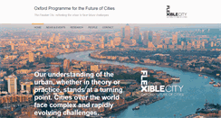 Desktop Screenshot of futureofcities.ox.ac.uk