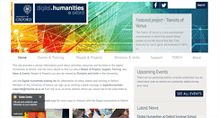 Desktop Screenshot of digital.humanities.ox.ac.uk