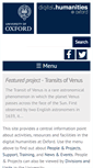 Mobile Screenshot of digital.humanities.ox.ac.uk