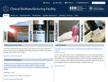 Tablet Screenshot of cbf.ox.ac.uk