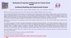 Desktop Screenshot of fusion.materials.ox.ac.uk