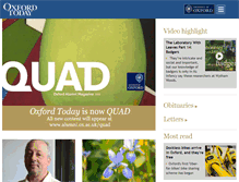 Tablet Screenshot of oxfordtoday.ox.ac.uk