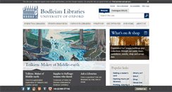 Desktop Screenshot of bodleian.ox.ac.uk