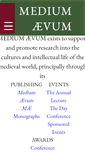 Mobile Screenshot of mediumaevum.modhist.ox.ac.uk