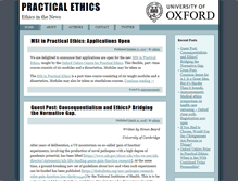 Tablet Screenshot of blog.practicalethics.ox.ac.uk