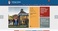Desktop Screenshot of kellogg.ox.ac.uk