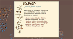 Desktop Screenshot of medieval.ox.ac.uk