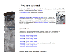 Tablet Screenshot of logicmanual.philosophy.ox.ac.uk