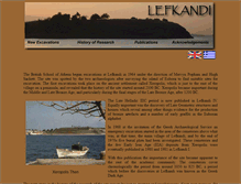 Tablet Screenshot of lefkandi.classics.ox.ac.uk