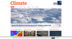 Desktop Screenshot of climate.ox.ac.uk