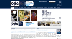 Desktop Screenshot of opdc.medsci.ox.ac.uk