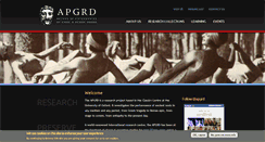 Desktop Screenshot of apgrd.ox.ac.uk