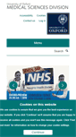 Mobile Screenshot of medsci.ox.ac.uk