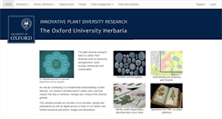 Desktop Screenshot of herbaria.plants.ox.ac.uk