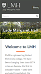 Mobile Screenshot of lmh.ox.ac.uk