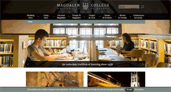 Desktop Screenshot of magd.ox.ac.uk