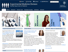 Tablet Screenshot of expmedndm.ox.ac.uk