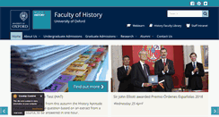 Desktop Screenshot of history.ox.ac.uk