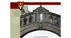 Desktop Screenshot of ppe.hertford.ox.ac.uk