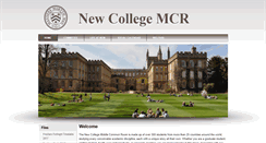 Desktop Screenshot of mcr.new.ox.ac.uk