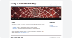Desktop Screenshot of blogs.orient.ox.ac.uk