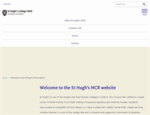 Tablet Screenshot of mcr.st-hughs.ox.ac.uk