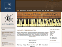 Tablet Screenshot of bate.ox.ac.uk