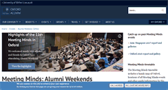 Desktop Screenshot of alumniweekend.ox.ac.uk